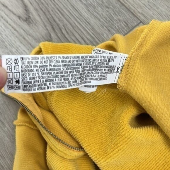 Forever 21 Yellow Tank Mini Bodycon Dress Size Medium - Picture 8 of 8